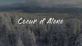 Coeur dAlene Idaho Drone Video  An Aerial Love Story [upl. by Ferullo646]