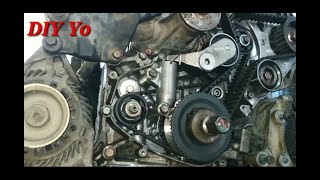 quot4D56 Engine Timing Belt Replacement  Mitsubishi Diesel Engine Repairquot [upl. by Urissa]