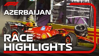 Race Highlights  2024 Azerbaijan Grand Prix [upl. by Cadmar113]