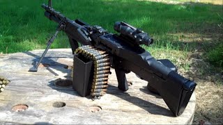 Shooting the M60e4  Mk43 Mod 1 Machine Gun [upl. by Sosthenna]