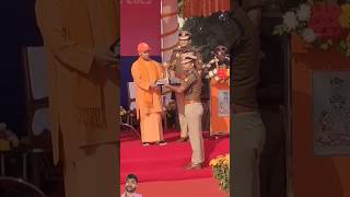 yogiAditiNath ne apne jawano ko diya medal 🏅🙏yogiadityanath cmyogi police news viralshort [upl. by Atinat319]