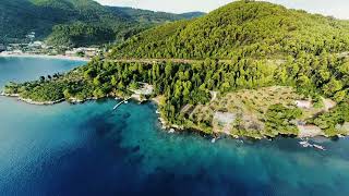 Skopelos 2024 skopelos drone greekislands greenblue [upl. by Hartley9]