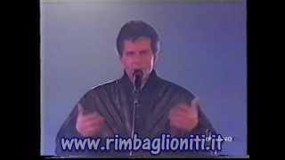 Claudio Baglioni  Prove tour 1992  quotNoi noquot [upl. by Ahsaekal]