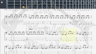 Gallagher Rory Philby BASS GUITAR TAB [upl. by Kenna992]