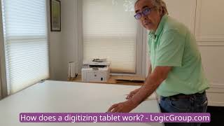 How does a digitizing tablet work for tracing patterns [upl. by Anyrak922]