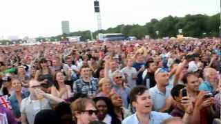 Mo Farah 5000m final in Hyde Park [upl. by Sterne351]