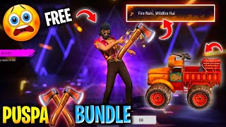 Pushpa Raj Bundle Claim Free 🤑  All Rare Item From Pushpa 2 Ring 😨 [upl. by Niple]