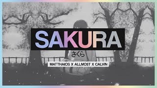 Matthaios  Sakura Official Lyric Video ft ALLMOT amp Calvin De Leon [upl. by Lekym620]