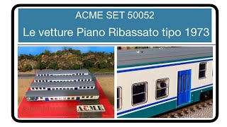 SET ACME 50052 VETTURE PIANO RIBASSATO TIPO 1973 [upl. by Luap]