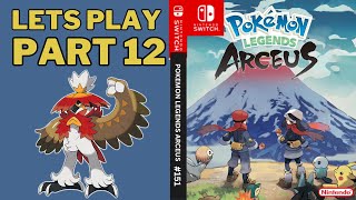 POKEMON LEGENDS ARCEUS  LETS PLAY PART 12  THE GUARDIAN AVALUGG [upl. by Halverson]