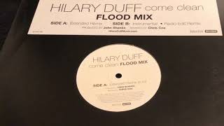 Hilary Duff  Come Clean Flood Mix  VINYL UNBOXING [upl. by Eninnaj]