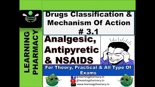 31  Analgesic Antipyretic amp NSAIDS amp their Classification  DCMA Tutorial in Hindi [upl. by Ardnekal]