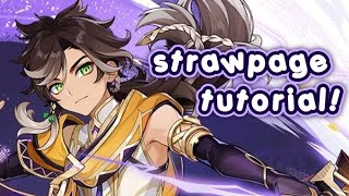 ♡ strawpage tutorial [upl. by Katonah]