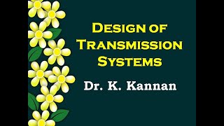 DTS 11 Design of Flat Belts  I [upl. by Triley]