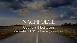 EFG Hackenberg Gottesdienst  220924 [upl. by Seilenna]