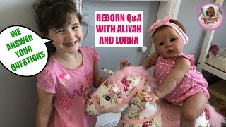 REBORN QampA WITH ALIYAH AND LORNA [upl. by Eecal]