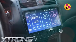 0307 Accord Xtrons Android Radio Install  Review [upl. by Atterahs782]