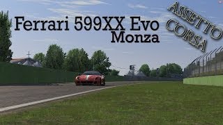 Assetto Corsa  Ferrari 599XX Evo  Hotlap 143664  Monza [upl. by Lindi]