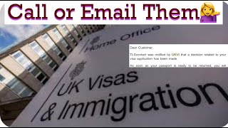 How to make a paid inquiry to UKVI to Speedup your UK visa Decision Email or Phone available [upl. by Ayetal]