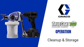 Magnum by Graco TrueCoat 360 Cordless Connect  Tutorial Cleanup and storage [upl. by Abekam]