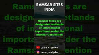 quotIndia’s 3 New Ramsar Sites 2024 🌿🌏  Latest Wetland Additions 2024quot upsc currentaffairs gk [upl. by Anila34]