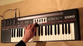 Casio Casiotone CT320 Super drums [upl. by Nyrmak]