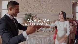 SALSA WEDDING DANCE  FIRST DANCE AampJ MAS DE ALZEDO 2019 [upl. by Ydarb376]