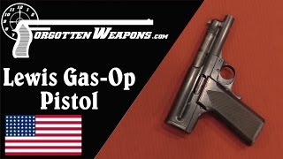 Lewis Gas Operated Prototype Pistol [upl. by Ailaham]