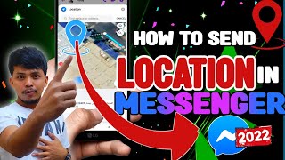 how to send location in messenger paano mag send Ng location SA messenger [upl. by Jsandye]