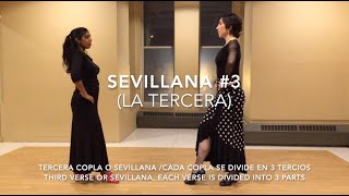 Sevillanas tutorial 3 la tercera [upl. by Arreik]