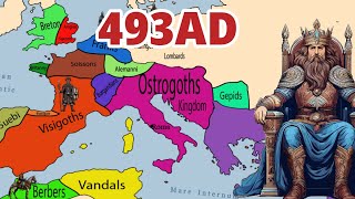 The Ostrogoths historic and their King Theodoric the Great  Italy History in Medieval time [upl. by Ainet323]