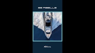 Luxury Yacht  Riva 66 Ribelle hightech beauty  Ferretti Group [upl. by Nylirehs]