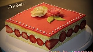 Recette du Fraisier  Fête des Mères [upl. by Jarvis478]