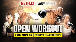 MVP Open Workout Paul vs Tyson  Taylor vs Serrano [upl. by Ignatia]