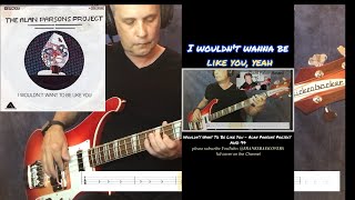 Wouldn’t Want To Be Like You – Alan Parsons Project  FRANKS BASS COVERS shorts [upl. by Coombs]