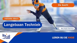 Instructievideo Bocht Langebaanschaatsen [upl. by Hgielsa]