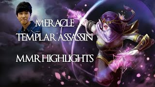 Meracle Templar Assassin  Dota 2 MMR Highlights  Gameplay [upl. by Igic]