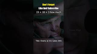 ⚡Both are better than one another  Enemy at the Gates 2001 Movie⚡shorts trending movie facts [upl. by Fredric]