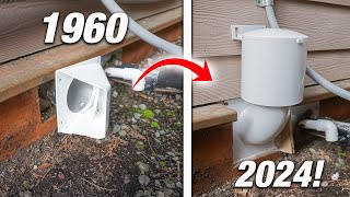 This NEW Dryer Vent Upgrade Changes EVERYTHING EASY How To Install DIY [upl. by Hewitt330]