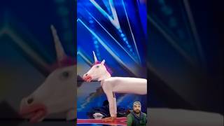 Men transformation horse 😯 anime アメリカンゴットタレント agt gottalent memesmagic audition [upl. by Attela]