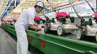 Process of Making Powerful Japanese Honda Lawn Mower  Production Line Factory [upl. by Oberstone]