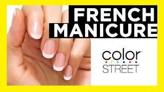 How to Apply Color Street French Manicure [upl. by Samled858]