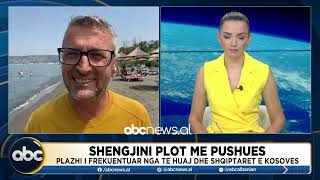 Shengjini plot me pushues Plazhi i frekuentuar nga te huajt dhe shqiptaret e Kosoves [upl. by Enelkcaj]