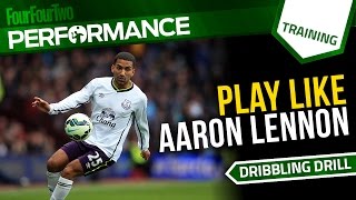 Play like Aaron Lennon  Football training drills [upl. by Elsy]