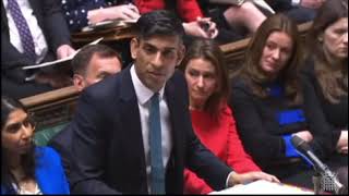 Prime Minister Rishi Sunak talks very positively about David Fishwick and Burnley Savings and Loans [upl. by Nyleuqcaj321]