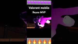 Reyna new MVP Screen in Valorant Mobile [upl. by Llerryt]