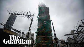 Typhoon Mangkhut devastates southern coast of China [upl. by Norabal]