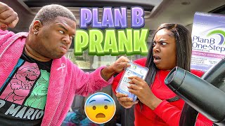 CAUGHT TAKING A PLAN B PRANK ON TERON HILARIOUS [upl. by Zetniuq]