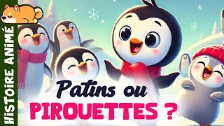 Tim le petit pingouin 🐧 Histoire pour sendormir Conte pour enfant en français Danse Patinage [upl. by Lulita156]