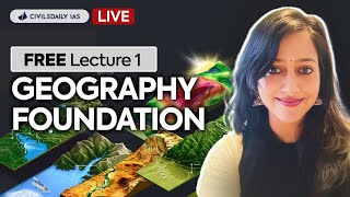 🔔FREELecture 1 GS Geography UPSC  By Purnima Maam [upl. by Shotton217]